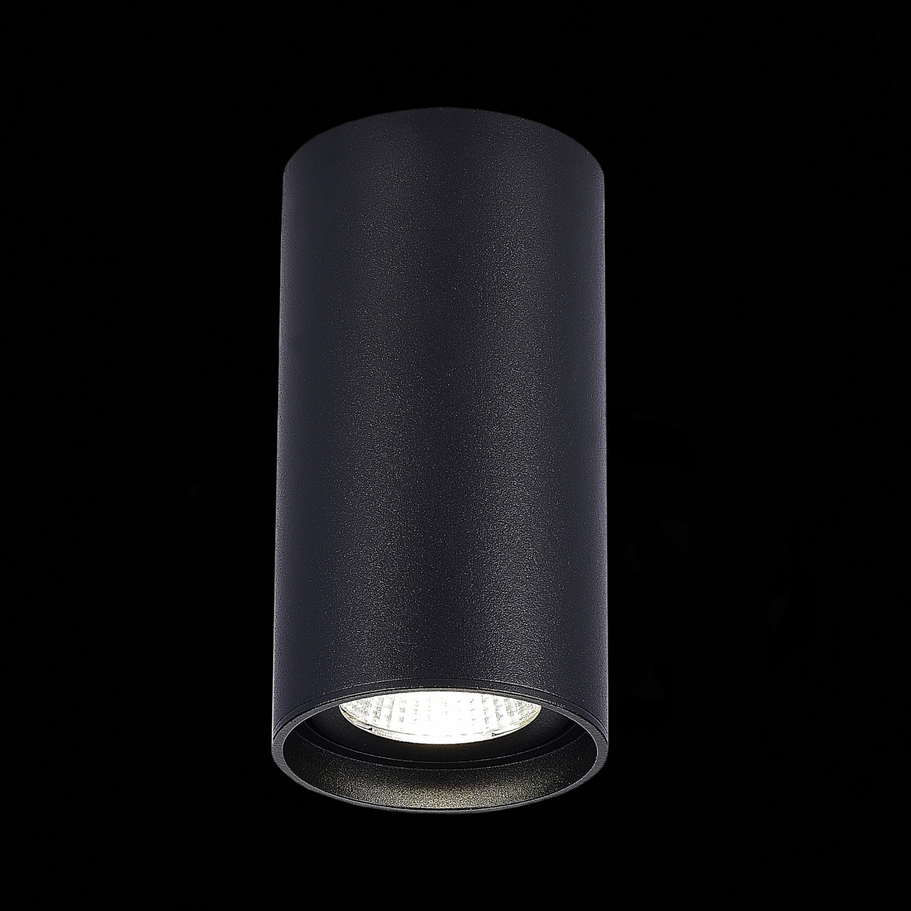 ST157.432.15 Светильник потолочный Черный LED 1*15W 3000K 1 200Lm Ra>90 60° IP44 D75xH140 220-265V - фото, цена