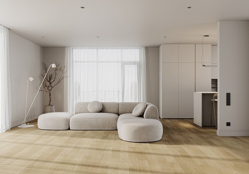 Кварцевый паркет Quartz Parquet Классик Дуб Хельсинки 1258-58 7/1,2 мм