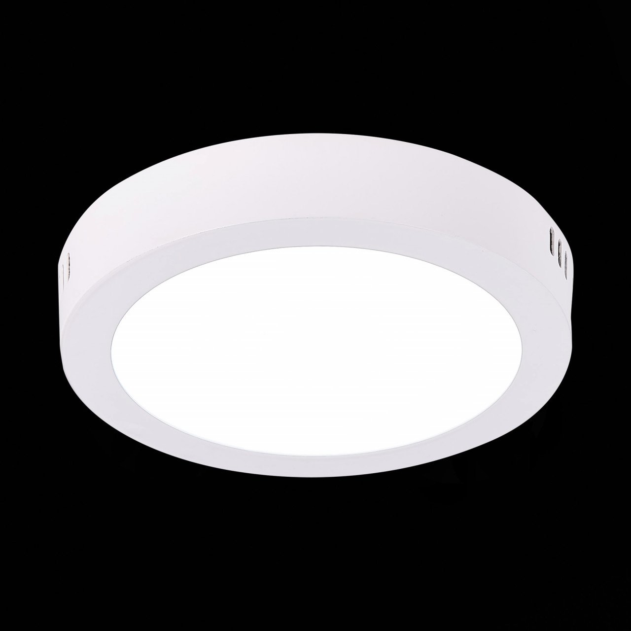 ST112.532.12 Светильник настенно-потолочный Белый LED 1*12W 3000K 715Lm Ra80 120° IP20 D160xH28 90-2 - фото, цена