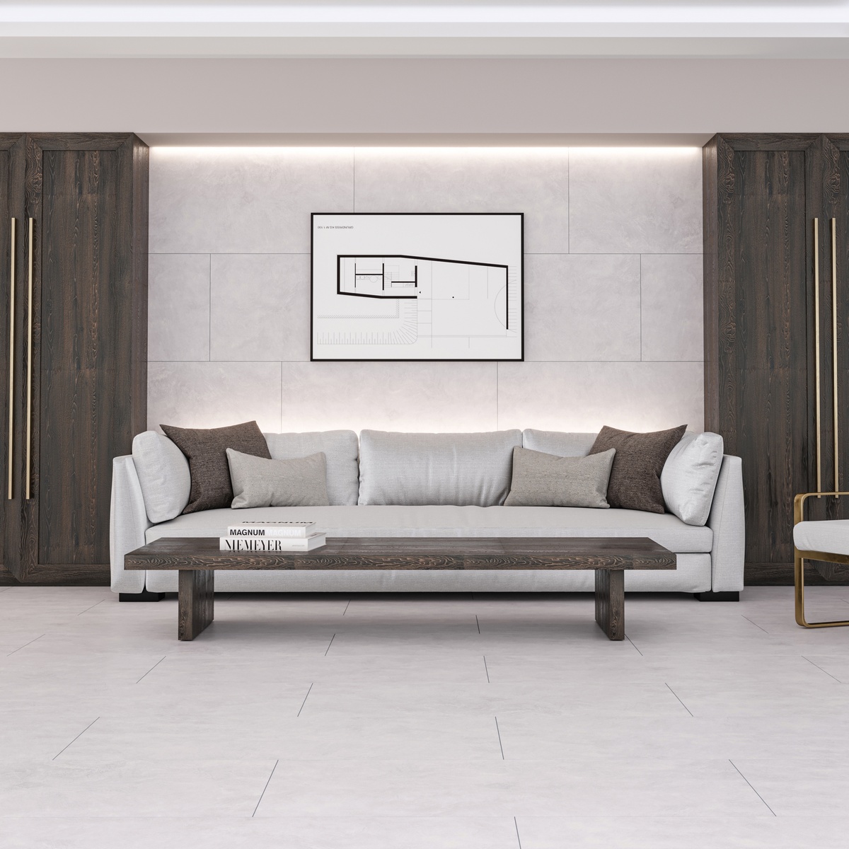 Керамогранит Neodom Loft Evoque Bianco Carving 60x120