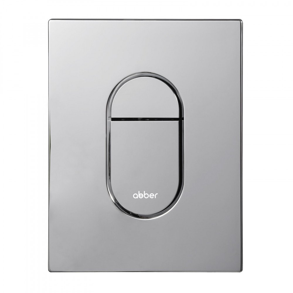 Кнопка смыва ABBER AC0124 пневматическая, хром глянцевый