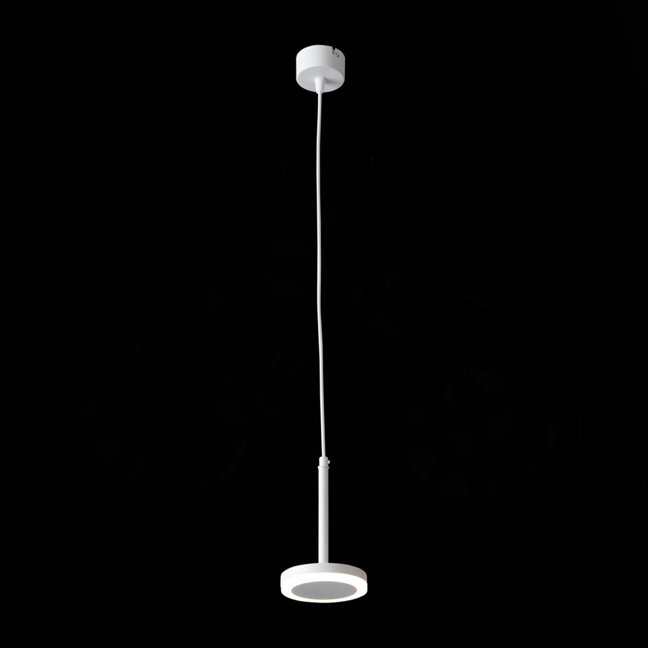 ST104.503.06 Светильник подвесной Белый LED 1*6W 3000K 468Lm Ra>80 120° IP20 D112xH184 170-240V - фото, цена