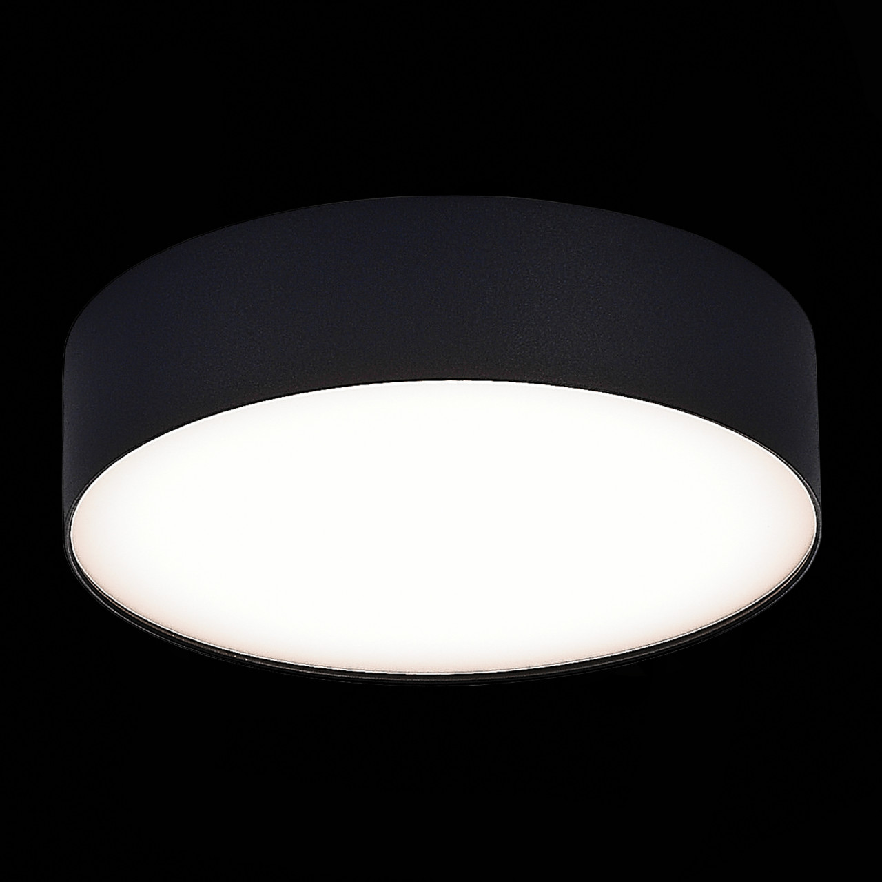 ST606.442.27 Светильник потолочный Черный LED 1*27W 4000K 2 430Lm Ra>90 120° IP20 D220xH55 185-265V - фото, цена