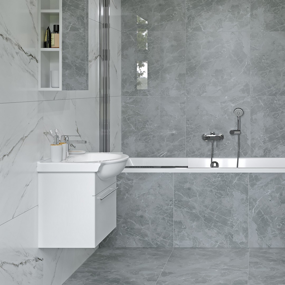 Керамогранит Dako Harmony Белый 60x60 арт. E-3010/MR/600x600