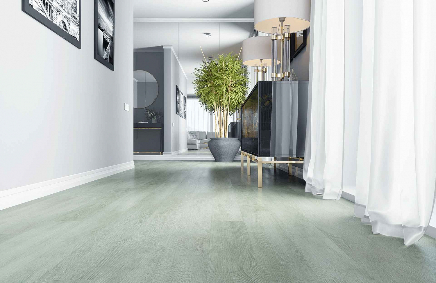 Кварцевый ламинат Home Expert Натуральный Дуб Тихий Лес 1203/0-004