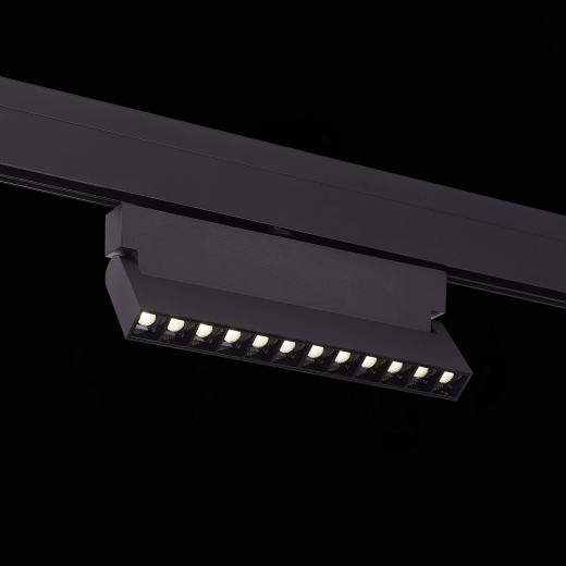 ST362.446.12 Магнитный трековый светильник Черный LED 1*12W 4000K 1 009Lm Ra>90 36° IP20 L219xW22xH1 - фото, цена