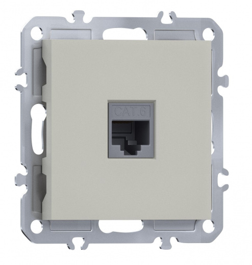  Компьютерная розетка одиночная RJ45 (cat.6/ClassE-8), Donel A07