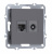 Розетка комбинированная RJ45/TV cat.6, ClassE-8/0-2400 МГц, Donel A07