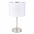 SLE300554-01 Прикроватная лампа Никель/Белый, Серебристый E27 1*40W - фото, цена