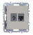 Розетка комбинированная RJ45/TV cat.5,ClassE-8/0-2400 МГц, Donel A07