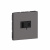 USB зарядное устройство, 3.1A тип A, С черный, матовый шоколад Donel R98