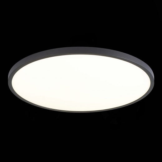 ST601.442.48 Светильник потолочный Черный LED 1*48W 4000K 4 320Lm Ra>90 120° IP20 D600xH27 185-265V - фото, цена