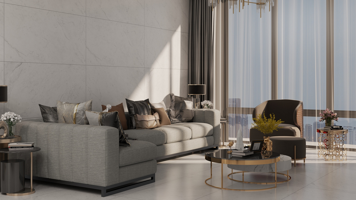 Керамогранит Neodom Classic Marble Carrara Antique Satin 60x120