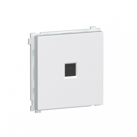 Розетка RJ45 cat.6 с черным центральным выводом, Donel R98