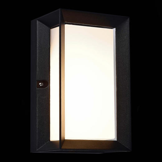 SL077.411.01 Светильник уличный настенный ST-Luce Черный/Белый LED 1*6W 3000K - фото, цена