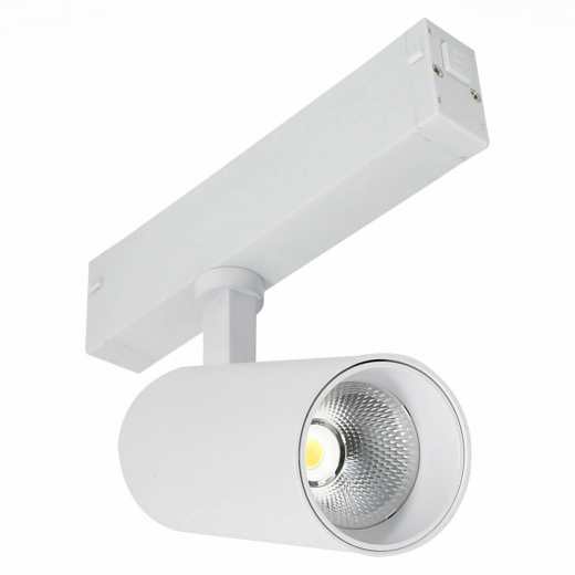ST660.536.10 Св-к трек. Белый LED 1*10W 3000K 535Lm Ra>90 36° IP20 D40xH90 220V - фото, цена
