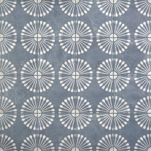 Керамогранит Motto Palmas Blue Decor 1 20x20