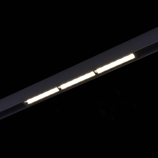 ST804.446.18 Магнитный трековый светильник Черный LED 1*18W 4000K 1 100Lm Ra>90 120° IP20 L330xW22xH - фото, цена
