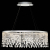 SL6201.103.37 Люстра подвесная ST-Luce Серебристый/Прозрачный LED 1*37W 3000K/4000K/6000K - фото, цена