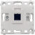 Механизм розетки RJ45 Black одиночная с центральным расположением, cat.6/ClassE-8, серия DA