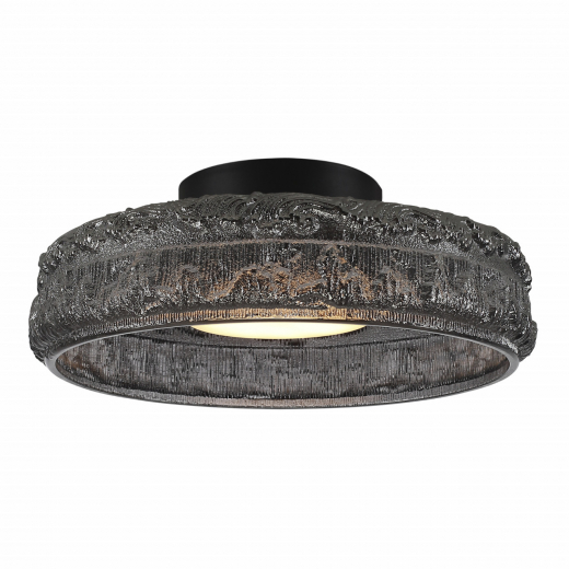 SL6143.412.01 Светильник потолочный ST-Luce черный/дымчатый LED 1*15W 4000K - фото, цена