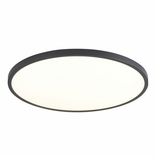ST601.442.18 Светильник потолочный Черный LED 1*18W 4000K 1 620Lm Ra>90 120° IP20 D225xH25 180-240V - фото, цена