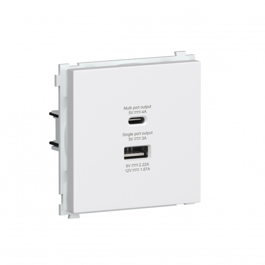 USB зарядное устройство DC 5-12V 1.67-3A MAX 20W тип A+С быстрая зарядка, Donel R98
