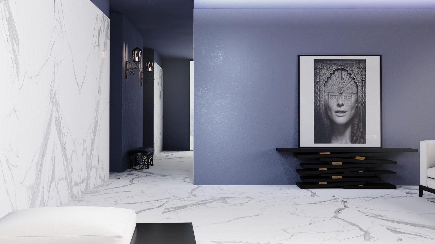 Керамогранит Neodom Titanium Statuario Amaze Matt 120x280