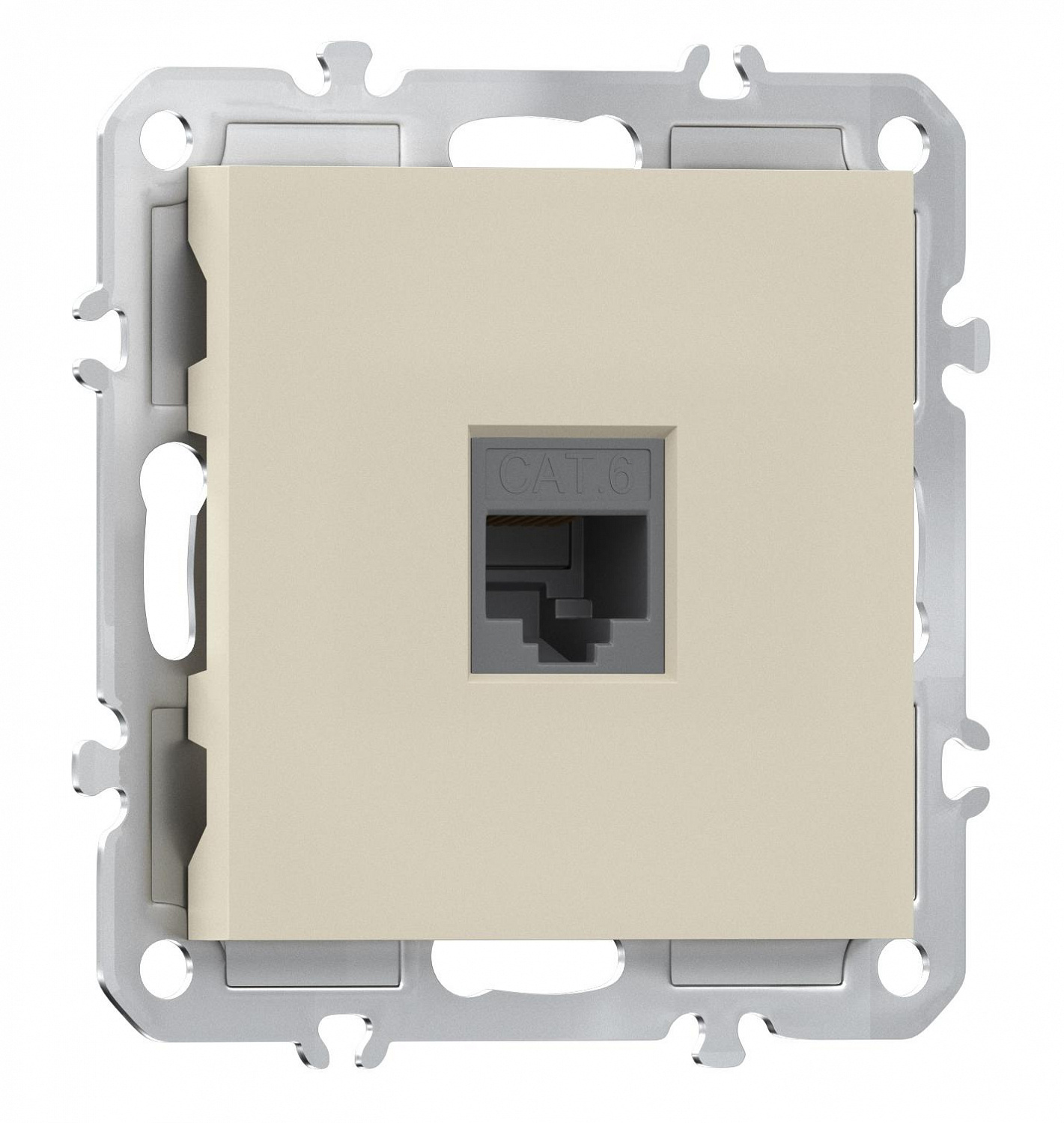  Компьютерная розетка одиночная RJ45 (cat.6/ClassE-8), Donel A07