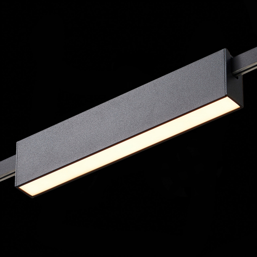 ST817.406.12 Магнитный трековый светильник FARM Черный LED 1*12W 3000K 576Lm Ra90 120 IP20 L232xW24x - фото, цена