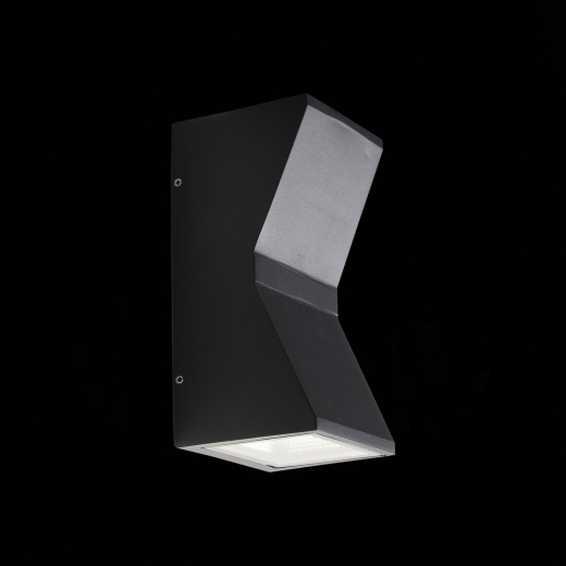 SL088.431.02 Светильник уличный настенный ST-Luce Черный кварцевый LED 2*7W 4000K - фото, цена