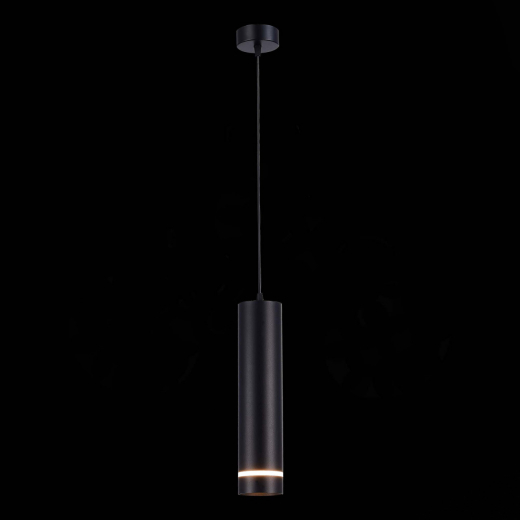 ST115.433.12 Светильник подвесной Черный LED 1*12W 3000K 936Lm Ra>90 120° IP20 D80xH300 165-265V - фото, цена