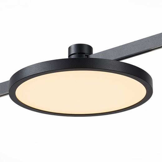 ST818.446.12 Магнитный трековый светильник FARM Черный LED 1*10W 4000K 500Lm Ra80 120 IP20 D168xH54 - фото, цена