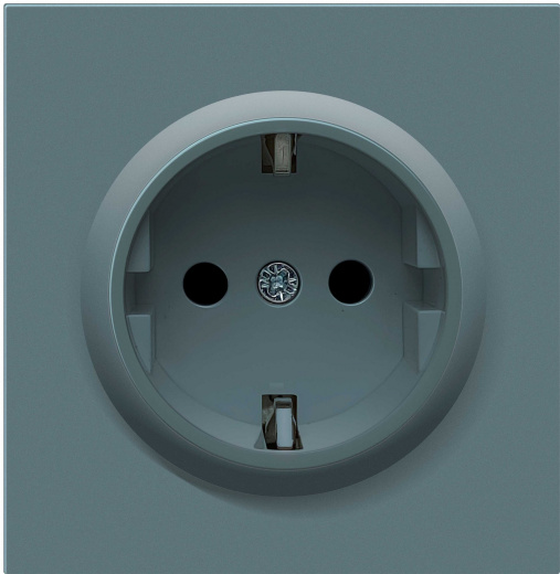 Накладка для розетки Schuko с заземлением со шторками 16A 250 В~, серия R98