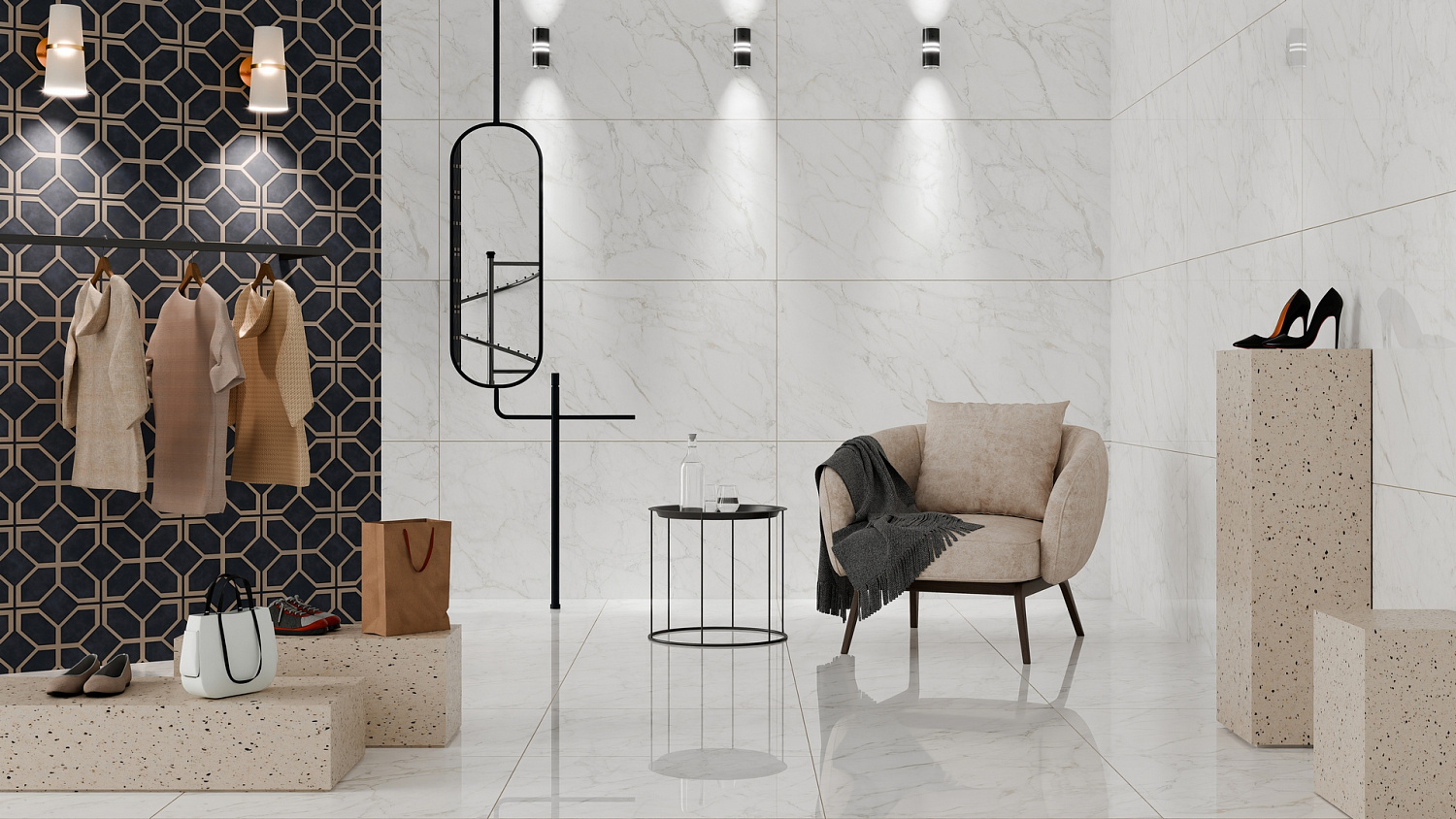 Керамогранит Neodom Luxury Carrara Giaola Polished 60x120