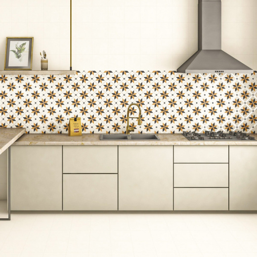 Керамогранит Motto Levels Orange Decor 1036 20x20