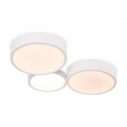 Потолочный светильник FR6080CL-L76W Молекула / Molecule 56 Вт LED с пультом ДУ - фото, цена