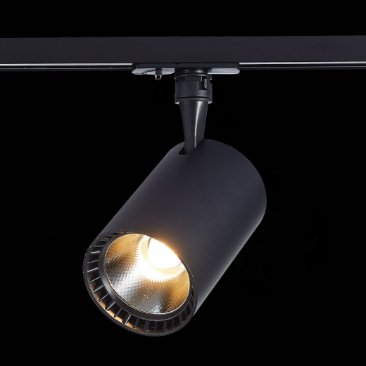ST351.436.15.36 Св-к трек. Черный LED 1*15W 3000K 1 350Lm Ra≥90 36° IP20 L118xW78xH174 100-240V - фото, цена