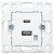 USB зарядное устройство DC 5-12V, 1.67-3A, макс.20W, типа A+С, серия DA