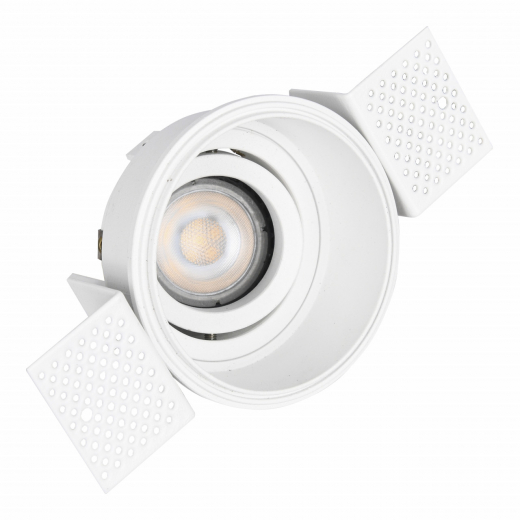 ST262.508.01 Св-к встр. Белый GU10 1*50W IP20 D91,5xH5,2 220V Без ламп - фото, цена