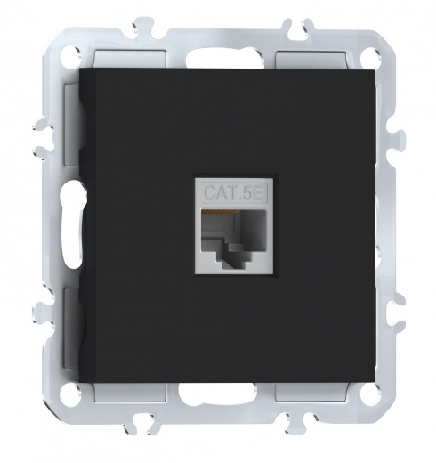 Компьютерная розетка одиночная RJ45 (cat.5/ClassE-8), Donel A07