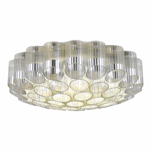 SL1662.102.19 Светильник потолочный ST-Luce Никель/Никель, Прозрачный E14 19*60W - фото, цена
