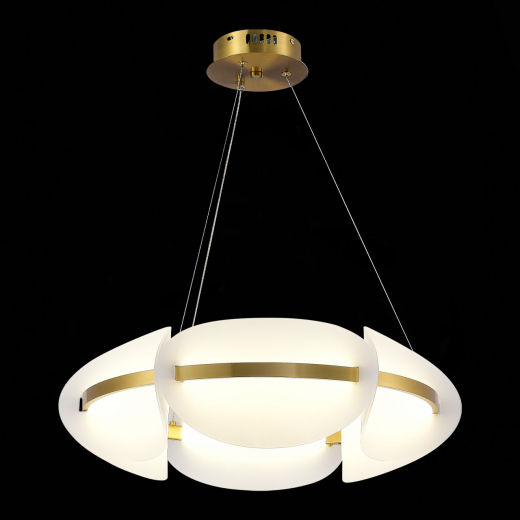 SL1304.203.45 Люстра подвесная ST-Luce Золотистый/Белый LED 1*45W 3000K - фото, цена
