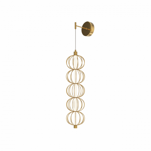 Настенный светильник (бра) Золотая клетка / Golden Cage 3000К 17Вт - фото, цена