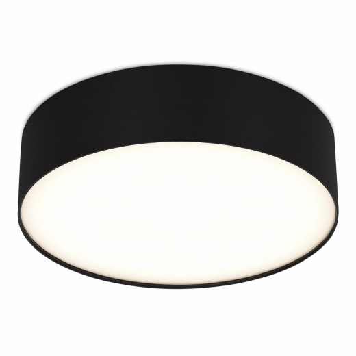 ST606.442.36 Светильник потолочный Черный LED 1*36W 4000K 3 240Lm Ra>90 120° IP20 D300xH55 180-240V - фото, цена