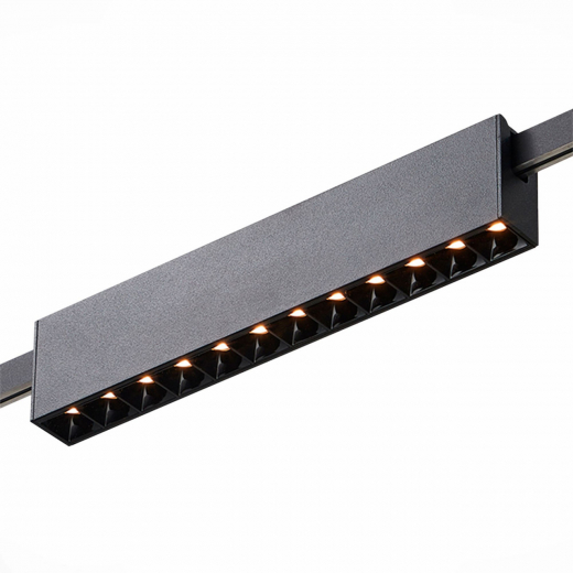 ST816.446.12 Магнитный трековый светильник FARM Черный LED 1*12W 4000K 609Lm Ra90 40 IP20 L232xW24x - фото, цена