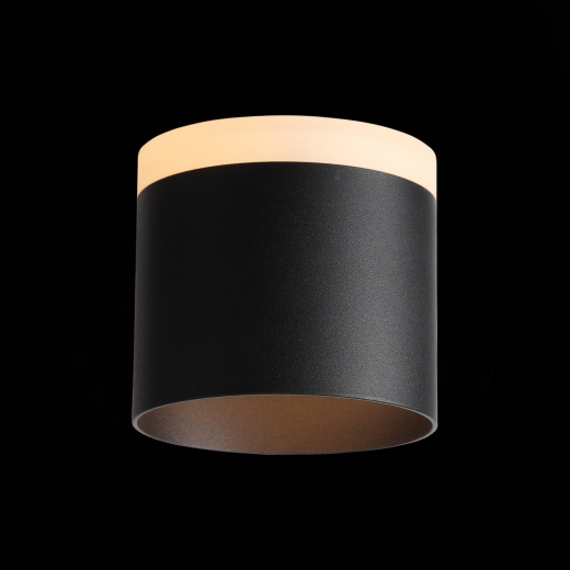 ST102.402.12 Светильник потолочный Черный LED 1*12W 3000K 936Lm Ra>80 120° IP20 D100xH90 170-240V - фото, цена