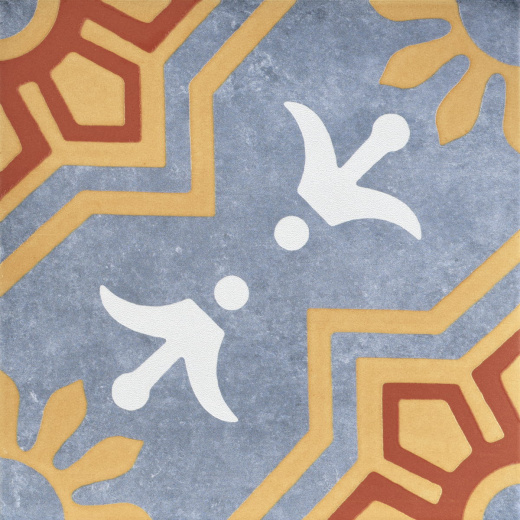 Керамогранит Motto Palmas Blue Decor 2 20x20