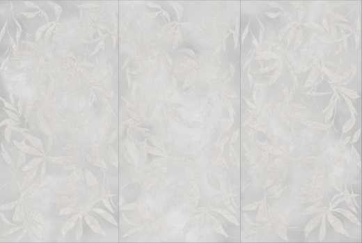Керамогранит Vitra ArtWall Цветы Серый Матовый 60x120