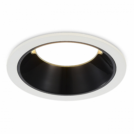 ST755.448.07 Св-к встр. Черный LED 1*7W 4000K 630Lm Ra80 120° IP20 D85xH45 100-240V - фото, цена